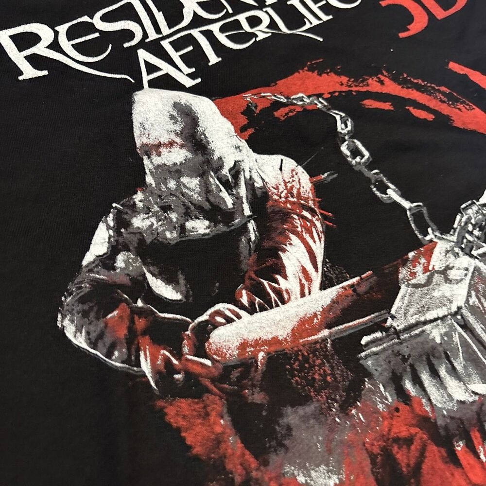 AAA Style Tag Y2K Resident Evil Afterlife Movie Promo T Shirt M Black Capcom - Picture 5 of 10